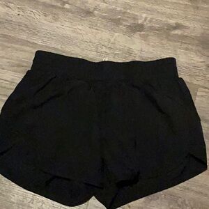 Athletic Works Black Shorts Lightweight Elastic Waist